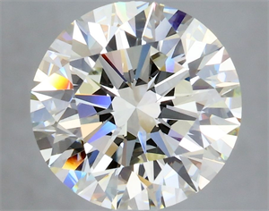 Picture of Natural Diamond 2.22 Carats, Round with Excellent Cut, K Color, VVS1 Clarity and Certified by GIA