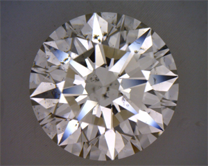 Picture of Natural Diamond 2.08 Carats, Round with Excellent Cut, I Color, SI1 Clarity and Certified by GIA