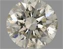 Natural Diamond 0.40 Carats, Round with Excellent Cut, J Color, SI2 Clarity and Certified by IGI