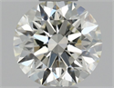 Natural Diamond 0.40 Carats, Round with Excellent Cut, J Color, IF Clarity and Certified by GIA