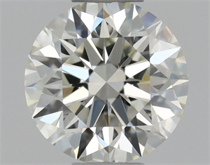 Picture of Natural Diamond 0.40 Carats, Round with Excellent Cut, J Color, IF Clarity and Certified by GIA