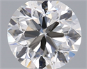 Natural Diamond 0.40 Carats, Round with Very Good Cut, I Color, SI1 Clarity and Certified by GIA