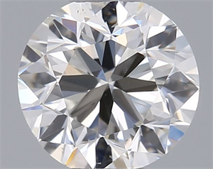 Picture of Natural Diamond 0.40 Carats, Round with Very Good Cut, I Color, SI1 Clarity and Certified by GIA