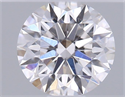 Natural Diamond 0.44 Carats, Round with Excellent Cut, F Color, SI1 Clarity and Certified by GIA