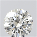 Natural Diamond 0.40 Carats, Round with Excellent Cut, K Color, VVS2 Clarity and Certified by GIA