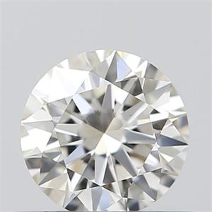 Picture of Natural Diamond 0.40 Carats, Round with Excellent Cut, K Color, VVS2 Clarity and Certified by GIA