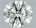 Natural Diamond 2.19 Carats, Round with Excellent Cut, H Color, VS2 Clarity and Certified by GIA