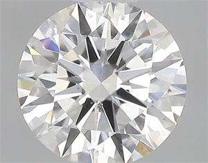 Picture of Natural Diamond 0.42 Carats, Round with Excellent Cut, F Color, SI1 Clarity and Certified by GIA