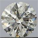 Natural Diamond 0.40 Carats, Round with Excellent Cut, J Color, VVS1 Clarity and Certified by GIA