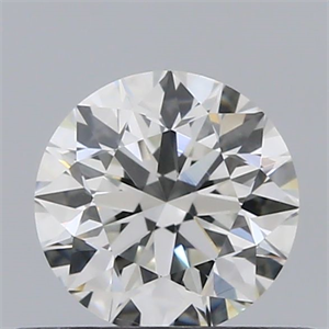 Picture of Natural Diamond 0.43 Carats, Round with Excellent Cut, H Color, SI1 Clarity and Certified by GIA