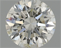 Natural Diamond 0.50 Carats, Round with Excellent Cut, H Color, SI2 Clarity and Certified by IGI