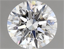 Natural Diamond 1.53 Carats, Round with Excellent Cut, G Color, VVS1 Clarity and Certified by GIA