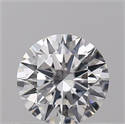 Natural Diamond 0.50 Carats, Round with Excellent Cut, F Color, SI2 Clarity and Certified by GIA