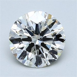 Picture of Natural Diamond 2.13 Carats, Round with Excellent Cut, J Color, SI2 Clarity and Certified by IGI