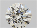 Natural Diamond 0.40 Carats, Round with Excellent Cut, K Color, VS1 Clarity and Certified by GIA