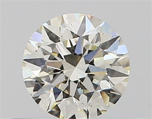 Picture of Natural Diamond 0.40 Carats, Round with Excellent Cut, K Color, VS1 Clarity and Certified by GIA