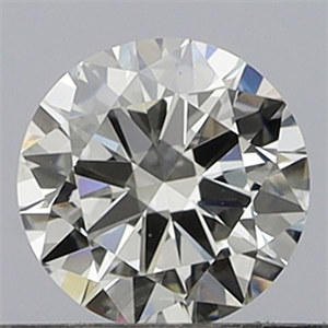 Picture of Natural Diamond 0.40 Carats, Round with Very Good Cut, G Color, VVS2 Clarity and Certified by GIA