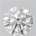 Natural Diamond 4.52 Carats, Round with Excellent Cut, H Color, SI1 Clarity and Certified by GIA