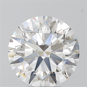 Picture of Natural Diamond 4.52 Carats, Round with Excellent Cut, H Color, SI1 Clarity and Certified by GIA