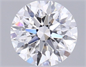 Natural Diamond 0.44 Carats, Round with Excellent Cut, E Color, VS2 Clarity and Certified by GIA