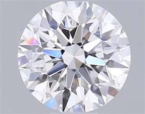 Picture of Natural Diamond 0.44 Carats, Round with Excellent Cut, E Color, VS2 Clarity and Certified by GIA