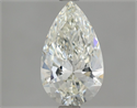 Natural Diamond 1.30 Carats, Pear with  Cut, H Color, IF Clarity and Certified by IGI