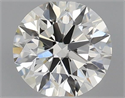 Natural Diamond 0.40 Carats, Round with Excellent Cut, K Color, VVS1 Clarity and Certified by GIA