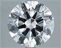 Natural Diamond 3.01 Carats, Round with Excellent Cut, E Color, VVS2 Clarity and Certified by GIA