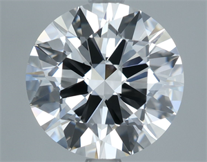 Picture of Natural Diamond 3.01 Carats, Round with Excellent Cut, E Color, VVS2 Clarity and Certified by GIA