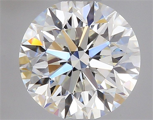 Picture of Natural Diamond 0.40 Carats, Round with Very Good Cut, I Color, VS1 Clarity and Certified by GIA