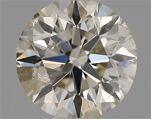 Picture of Natural Diamond 0.51 Carats, Round with Excellent Cut, J Color, I1 Clarity and Certified by IGI