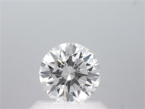 Picture of Natural Diamond 0.67 Carats, Round with Very Good Cut, G Color, I1 Clarity and Certified by GIA