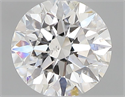 Natural Diamond 0.50 Carats, Round with Excellent Cut, F Color, SI2 Clarity and Certified by GIA