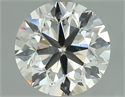 Natural Diamond 3.01 Carats, Round with Very Good Cut, J Color, SI1 Clarity and Certified by GIA