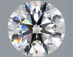 Picture of Natural Diamond 2.52 Carats, Round with Excellent Cut, I Color, VS2 Clarity and Certified by GIA