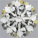 Natural Diamond 0.50 Carats, Round with Good Cut, I Color, SI1 Clarity and Certified by GIA