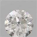 Natural Diamond 0.50 Carats, Round with Good Cut, I Color, SI1 Clarity and Certified by IGI