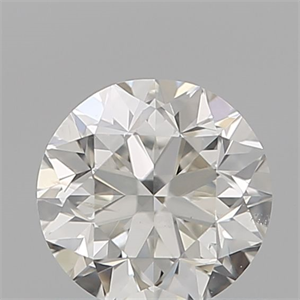 Picture of Natural Diamond 0.50 Carats, Round with Good Cut, I Color, SI1 Clarity and Certified by IGI