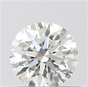 Natural Diamond 0.40 Carats, Round with Excellent Cut, H Color, VS2 Clarity and Certified by GIA