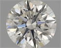 Natural Diamond 0.42 Carats, Round with Excellent Cut, H Color, VS2 Clarity and Certified by IGI