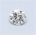 Natural Diamond 0.47 Carats, Round with Very Good Cut, J Color, VVS1 Clarity and Certified by GIA