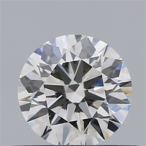 Picture of Natural Diamond 0.41 Carats, Round with Excellent Cut, H Color, VS1 Clarity and Certified by GIA