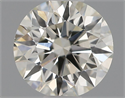 Natural Diamond 0.45 Carats, Round with Excellent Cut, I Color, VS2 Clarity and Certified by IGI