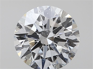 Picture of Natural Diamond 0.42 Carats, Round with Excellent Cut, F Color, SI2 Clarity and Certified by GIA