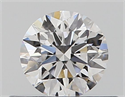 Natural Diamond 0.40 Carats, Round with Excellent Cut, D Color, VS2 Clarity and Certified by GIA