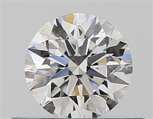 Picture of Natural Diamond 0.40 Carats, Round with Excellent Cut, D Color, VS2 Clarity and Certified by GIA