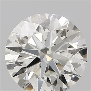 Picture of Natural Diamond 0.60 Carats, Round with Excellent Cut, K Color, SI1 Clarity and Certified by GIA