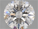 Natural Diamond 0.56 Carats, Round with Excellent Cut, J Color, VS1 Clarity and Certified by GIA