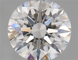 Picture of Natural Diamond 0.56 Carats, Round with Excellent Cut, J Color, VS1 Clarity and Certified by GIA