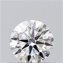 Natural Diamond 0.40 Carats, Round with Excellent Cut, E Color, SI1 Clarity and Certified by GIA